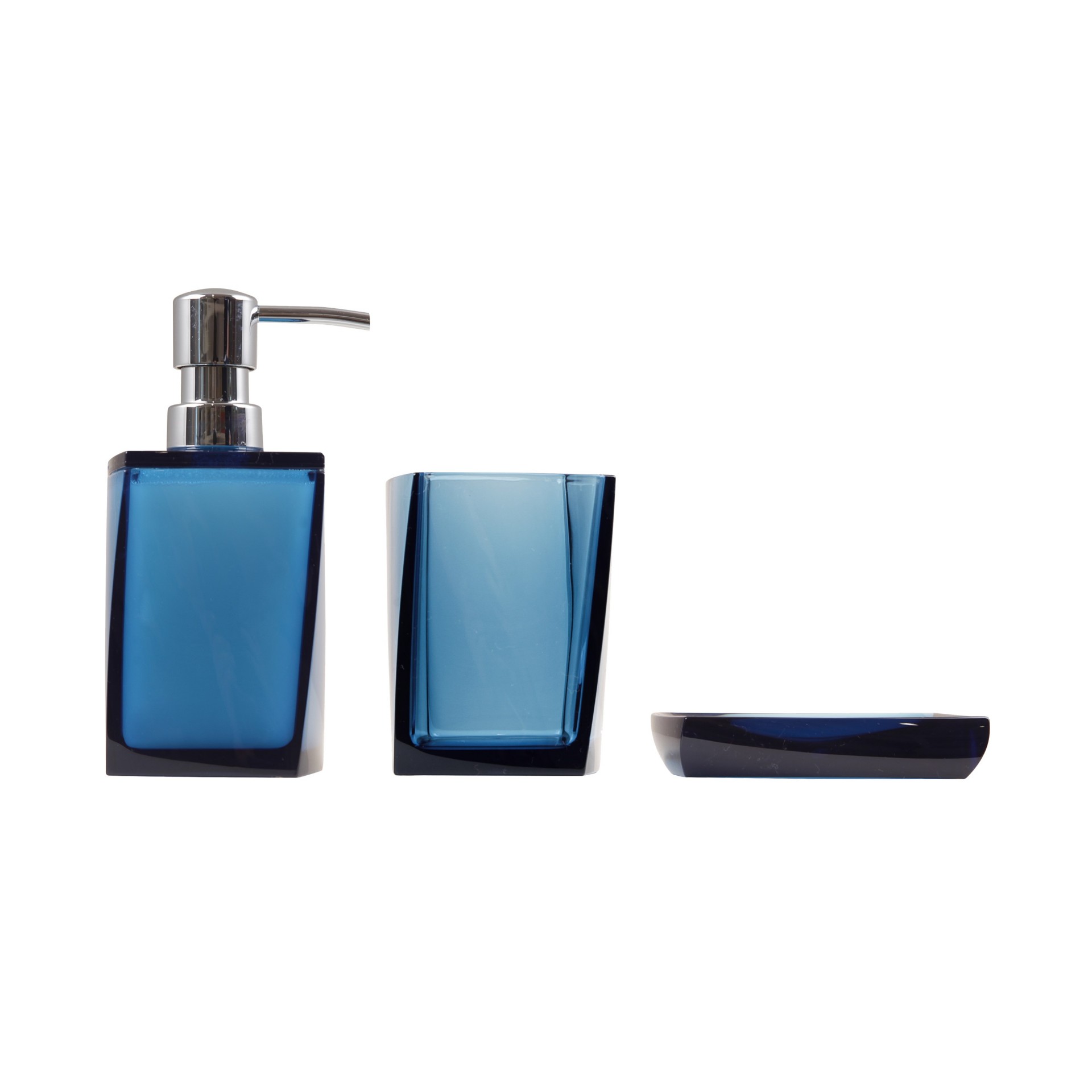 TRANSPARENT BATH ACCESSORIES