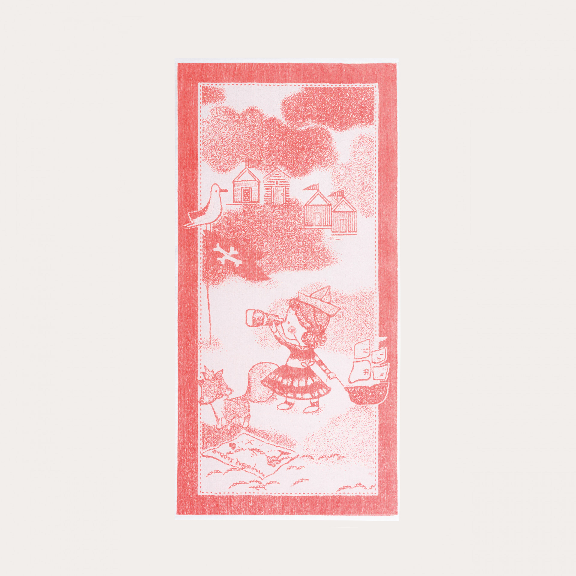 LITTLE CAPTAIN G BEACH TOWELS