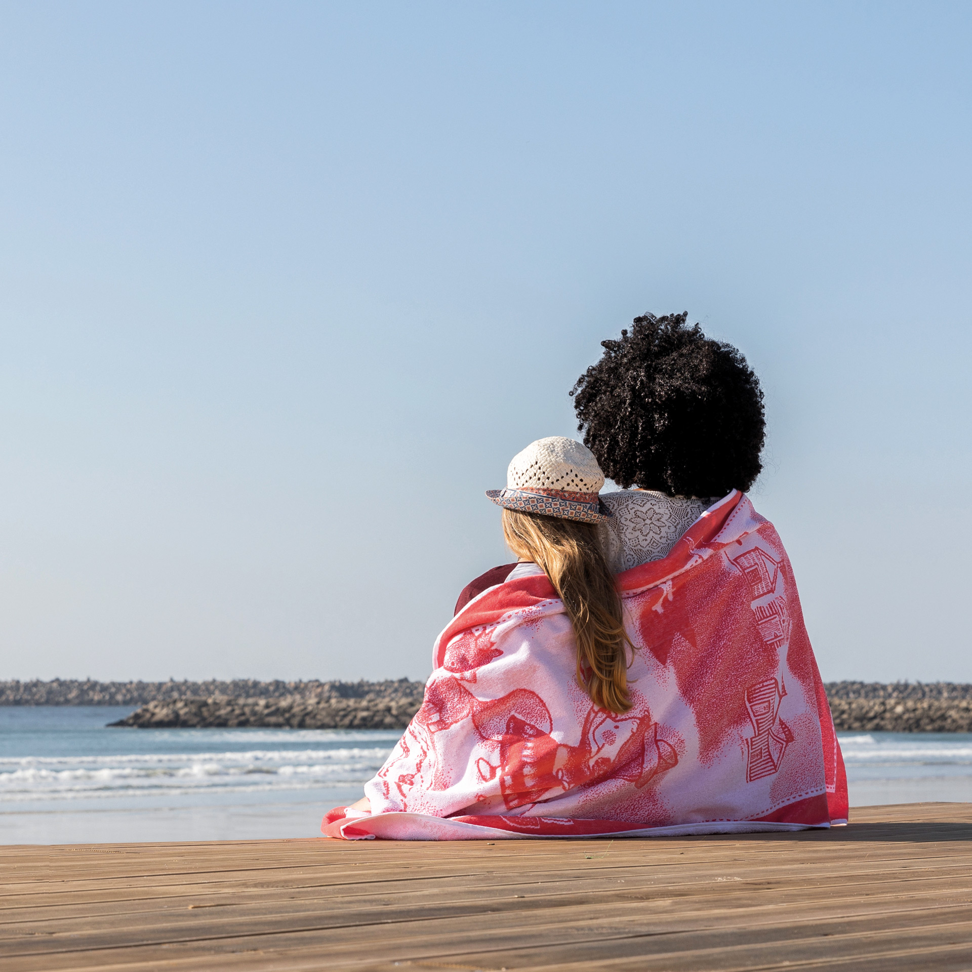 LITTLE CAPTAIN G BEACH TOWELS